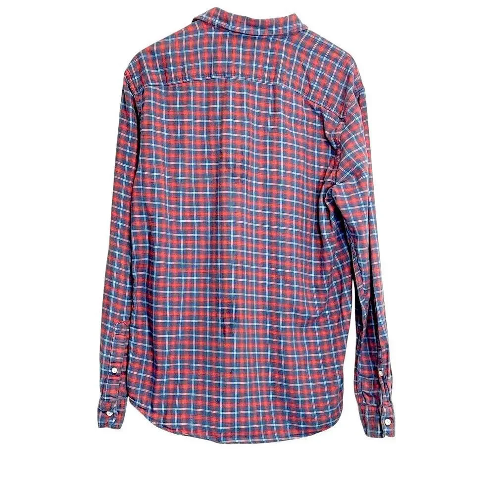Faherty Men’s Movement Shirt – Half Moon Bay Plaid (Size Large)